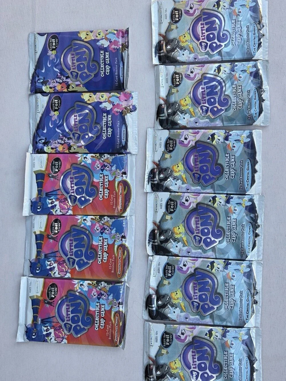 Sealed My Little Pony CCG Booster Pack Lot (11) - Enterplay MLP TCGDescriptionRA
